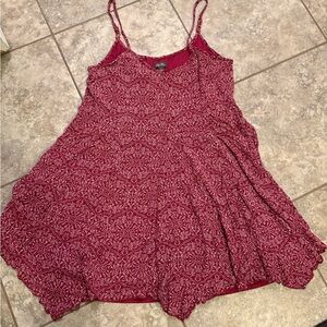 Lily Rose Red Mini Dress